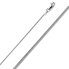 0.8mm 14K White Gold Solid Snake Chain Necklace 16-20in thumb 0