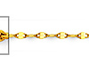 2mm Solid 14K Yellow Gold Flat Mirror Link Chain Necklace 16-20in thumb 1