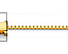 1mm Solid 14K Yellow Gold Solid Box Chain Necklace 16-24in thumb 1
