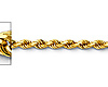 2mm 14K Yellow Gold Solid Diamond-Cut Rope Chain Necklace - Heavy 16-24in thumb 1
