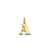 Mini Classic Uppercase Serif Initial Pendant in 14K Yellow Gold thumb 0