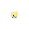 Mini Floating Uppercase Initial Pendant in 14K Yellow Gold thumb 1