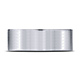 8mm Satin Finish Flat Wedding Band by Benchmark Rings in 14K White Gold thumb 1