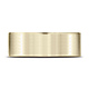 8mm Satin Finish Flat Wedding Band by Benchmark Rings in 14K Yellow Gold thumb 1