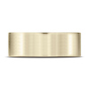 8mm Satin Finish Flat Wedding Band by Benchmark Rings in 14K Yellow Gold thumb 1