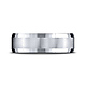 7mm 14K White Gold Satin Finished Four Sided Benchmark Wedding Band thumb 1