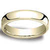 5.5mm Euro Comfort-Fit Flat Classic Wedding Band - 14K, 18K Yellow Gold thumb 0