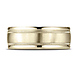 8mm 14K Yellow Gold Milgrain Benchmark Wedding Ring thumb 1