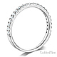25-Stone Scallop Round-Cut CZ Wedding Band in 14K White Gold thumb 1