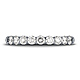 3mm 9-Stone Round Diamond Wedding Band by Benchmark in Solid 14K White Gold 0.72ctw thumb 1